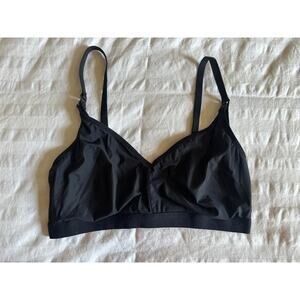 Negative Underwear silky black nursing bra, size 3, breastfeeding, maternity